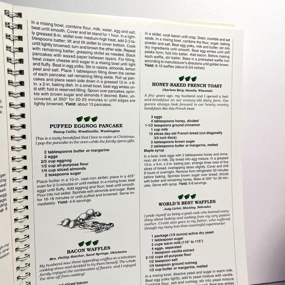 Cookin Up Country Breakfasts Spiral Cookbook 1994 - Picture 4 of 5
